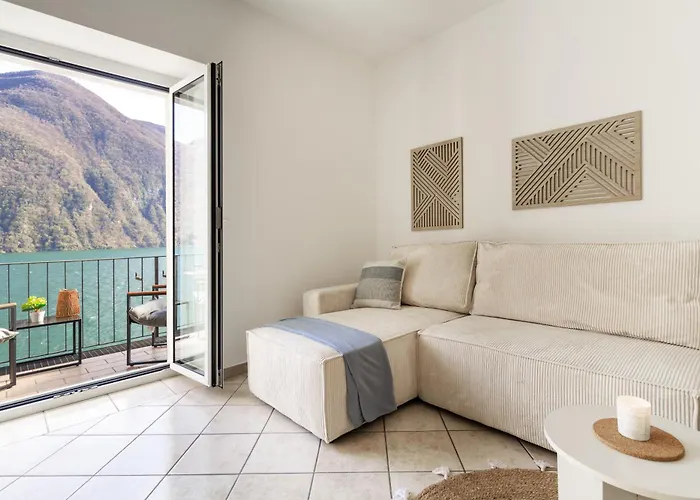Apartamento Esclusivo E Unico Balcone Sul Di Lugano, Gandria *