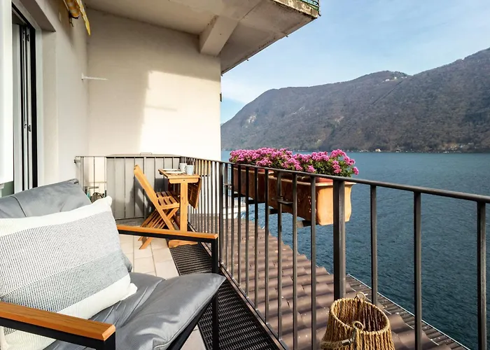 Esclusivo E Unico Balcone Sul Di Lugano, Gandria Apartamento *