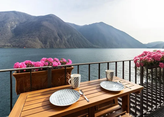 Esclusivo E Unico Balcone Sul Di Lugano, Gandria Apartamento