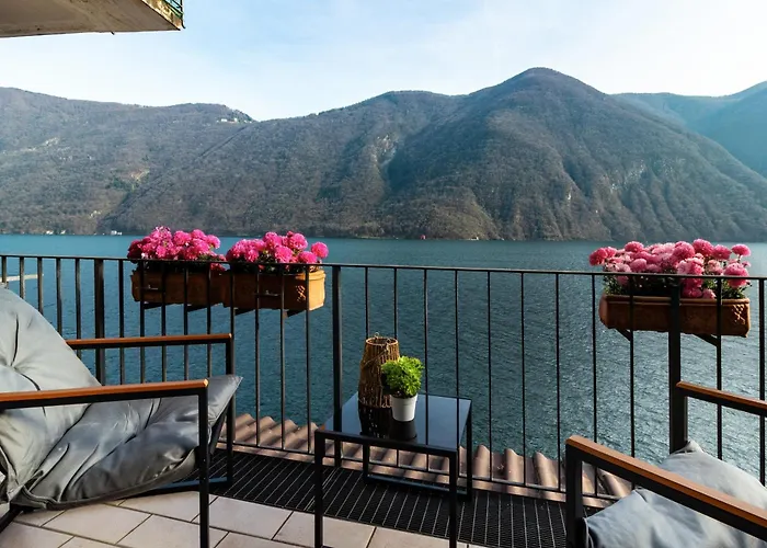 Esclusivo E Unico Balcone Sul Di Lugano, Gandria