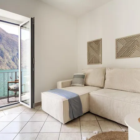 公寓 Esclusivo E Unico Balcone Sul Di Lugano, Gandria *